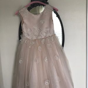 BHLDN Anthropologie Flower Girl Emmie Dress girls size 8 in Ivory.